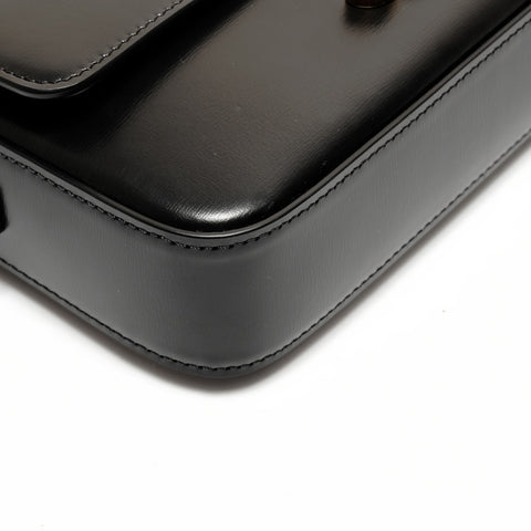 CELINE Triomphe Leder One Belt Umhängetasche schwarz WS26263