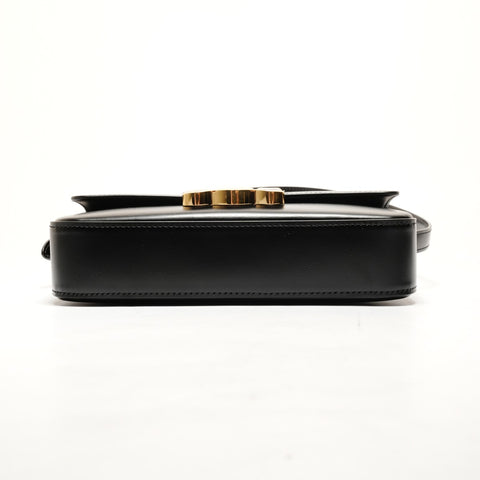 CELINE Triomphe Leder One Belt Umhängetasche schwarz WS26263