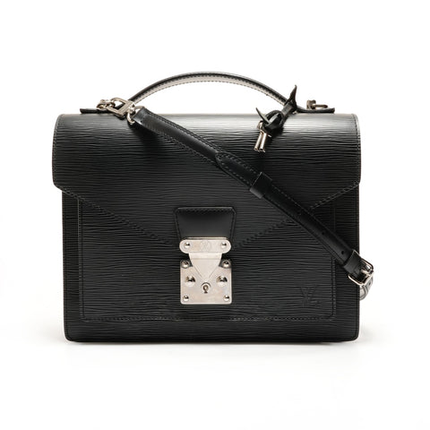 LOUIS VUITTON 2005 Epi Monceau Handtasche schwarz WS26264