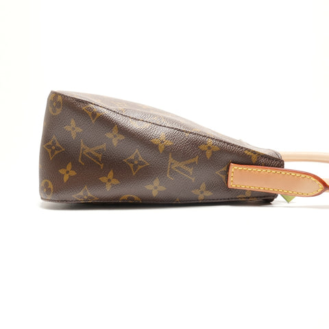 LOUIS VUITTON 2001 Looping MM Monogramm Umhängetasche Braun WS26265