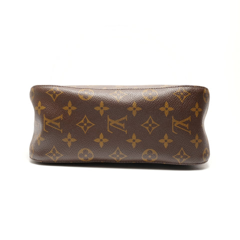 LOUIS VUITTON 2001 Looping MM Monogramm Umhängetasche Braun WS26265