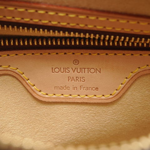 LOUIS VUITTON 2001 Looping MM Monogramm Umhängetasche Braun WS26265