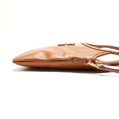 Miu Miu 2way Ivy Leather 5BA281 Handbag Brown WS26266