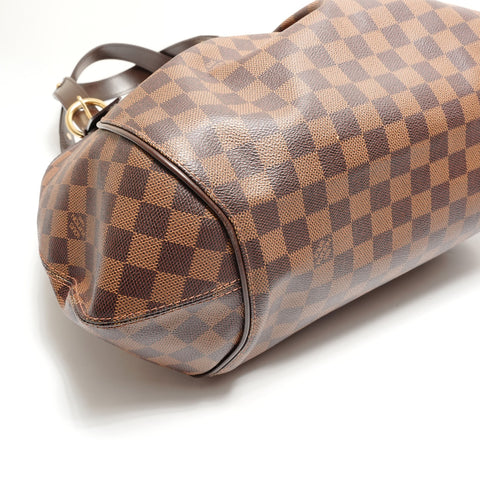 LOUIS VUITTON 2011 Sistine GM Damier Shoulder Bag Brown WS26268