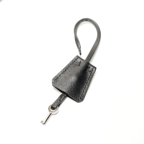 PRADA Leather Camera Bag Chain Saffiano 1BD298 Shoulder Bag black WS26275