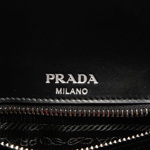 PRADA Leather Camera Bag Chain Saffiano 1BD298 Shoulder Bag black WS26275