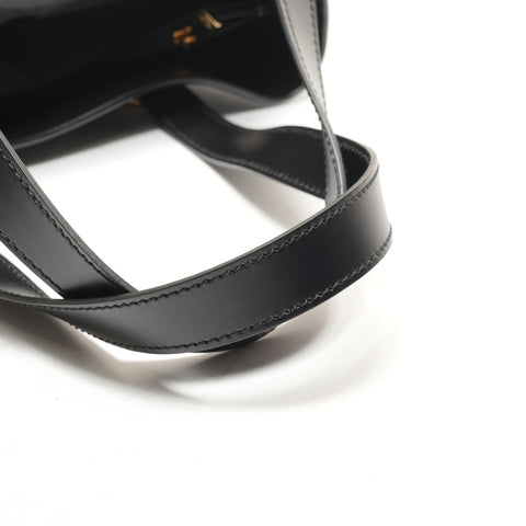 Sac à main panier CELINE PVC Macadam noir WS26277