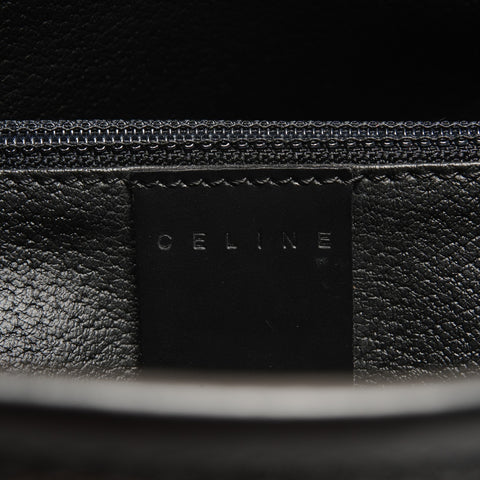 Sac à main panier CELINE PVC Macadam noir WS26277