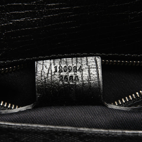 GUCCI Horsebit GG canvas one belt Shoulder Bag black WS26278