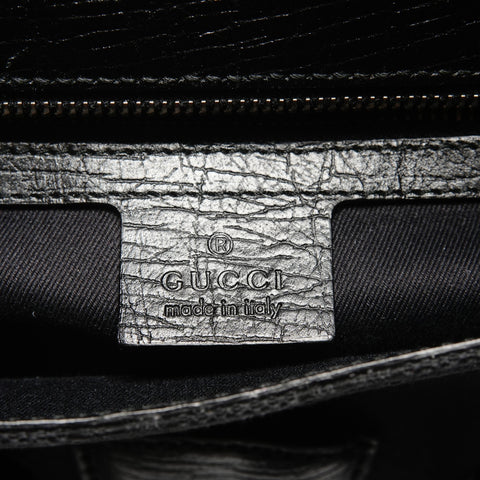 GUCCI Horsebit GG canvas one belt Shoulder Bag black WS26278