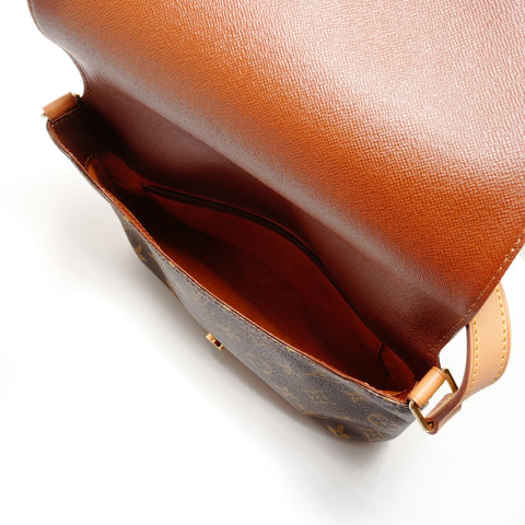 LOUIS VUITTON 2001 Monogram Musette Tango Umhängetasche Braun WS26282