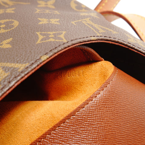 LOUIS VUITTON 2001 Monogram Musette Tango Umhängetasche Braun WS26282