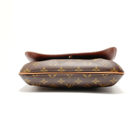 LOUIS VUITTON 2001 Monogram Musette Tango Umhängetasche Braun WS26282