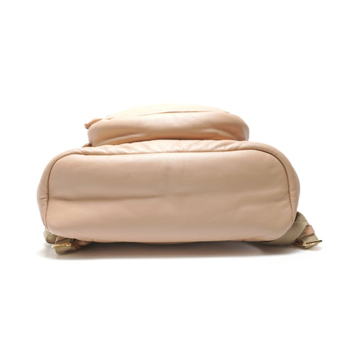 BURBERRY leather Backpack  Daypack pink WS26284
