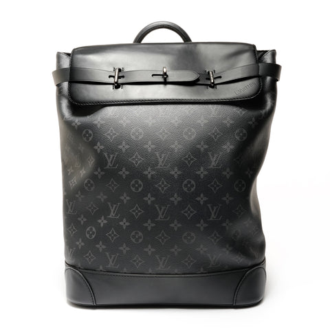 LOUIS VUITTON M44052 Monogram Eclipse Steamer 2017 Backpack  Daypack black WS26285