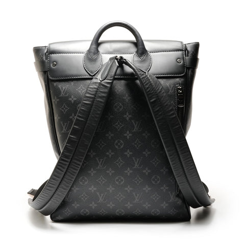LOUIS VUITTON M44052 Monogram Eclipse Steamer 2017 Backpack  Daypack black WS26285