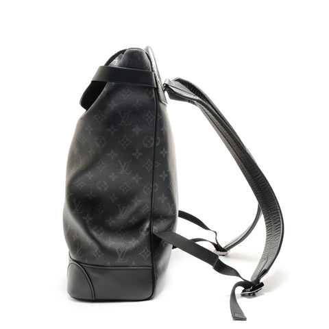 LOUIS VUITTON M44052 Monogram Eclipse Steamer 2017 Backpack  Daypack black WS26285