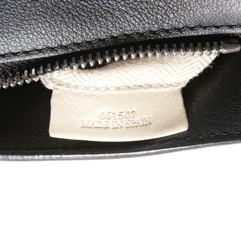 LOEWE Puzzle Leather Medium Shoulder Bag black WS26286