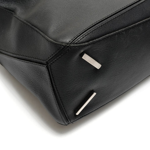 LOEWE Puzzle Leather Medium Shoulder Bag black WS26286