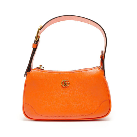GUCCI Aphrodite Handbag Mini Bag 739076 Shoulder Bag Orange WS26288