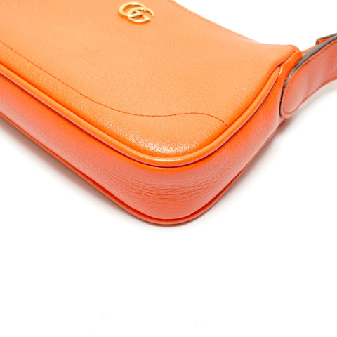 GUCCI Aphrodite Handbag Mini Bag 739076 Shoulder Bag Orange WS26288