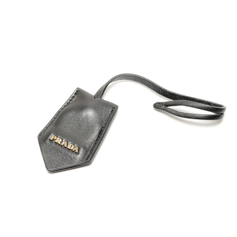 PRADA Nappa leather quilted triangle Shoulder Bag black WS26291