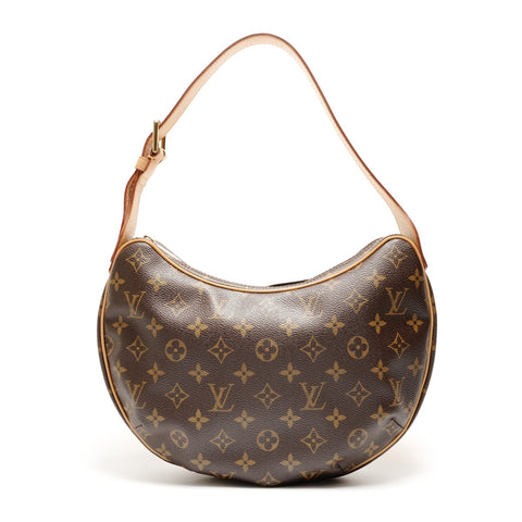 LOUIS VUITTON Monogram Croissant MM One Belt 2004 Shoulder Bag Brown WS26292