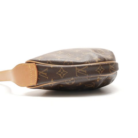 LOUIS VUITTON Monogram Croissant MM One Belt 2004 Shoulder Bag Brown WS26292