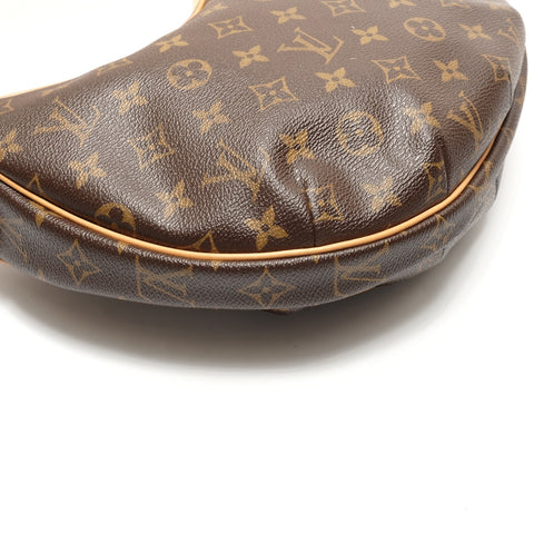 LOUIS VUITTON Monogram Croissant MM One Belt 2004 Shoulder Bag Brown WS26292
