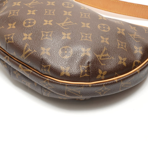 LOUIS VUITTON Monogram Croissant MM One Belt 2004 Shoulder Bag Brown WS26292