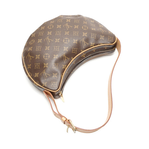 LOUIS VUITTON Monogram Croissant MM One Belt 2004 Shoulder Bag Brown WS26292