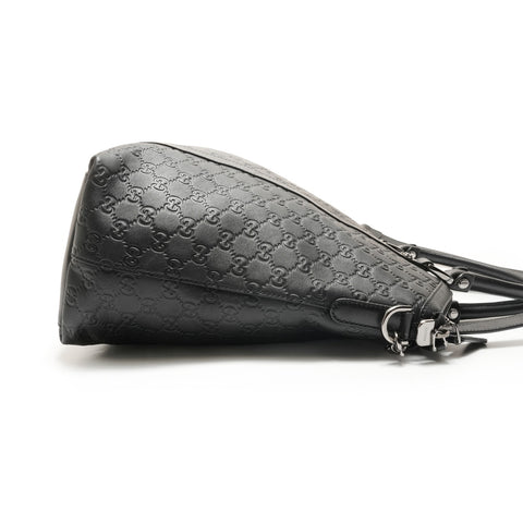 GUCCI GG Shima Leather 2way Shoulder Bag black WS26293