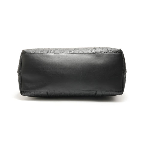 GUCCI GG Shima Leather 2way Shoulder Bag black WS26293
