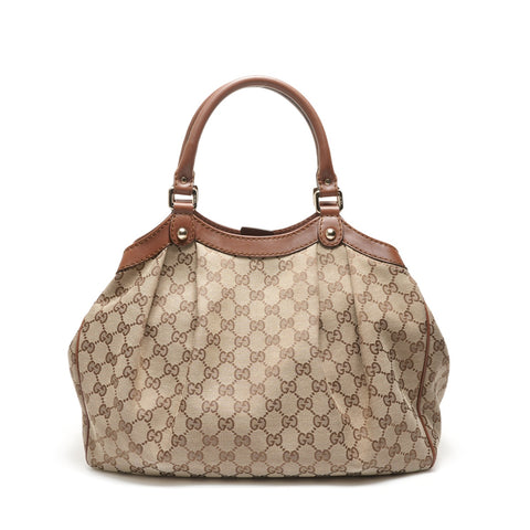 GUCCI GG Canvas Sukey Umhängetasche beige WS26295