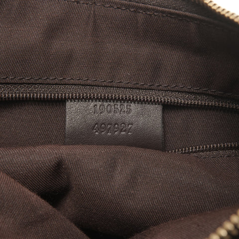 GUCCI GG Canvas Abbey Hobo One Belt Shoulder Bag beige WS26296