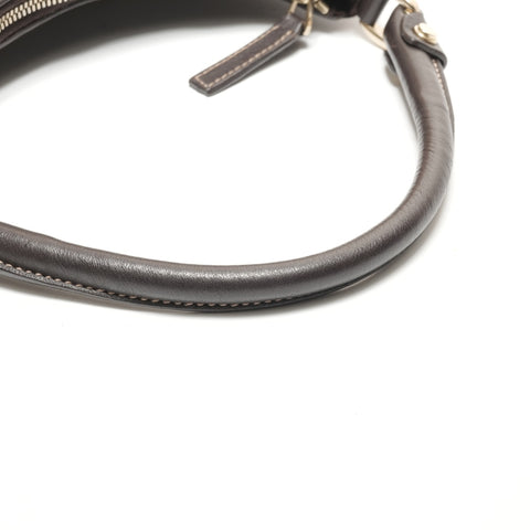 GUCCI GG Canvas Abbey Hobo One Belt Shoulder Bag beige WS26296