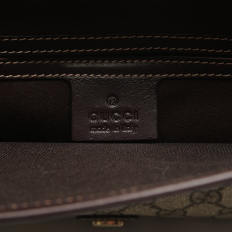 GUCCI Shelly GG Supreme PVC messenger bag Shoulder Bag beige WS26297