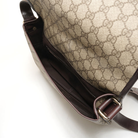 GUCCI Shelly GG Supreme PVC messenger bag Shoulder Bag beige WS26297