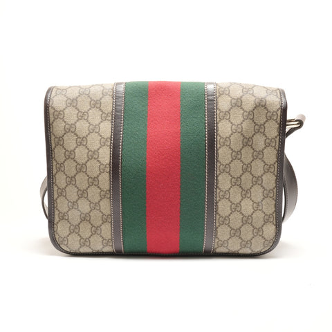 GUCCI Shelly GG Supreme PVC messenger bag Shoulder Bag beige WS26297