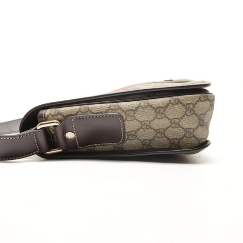 GUCCI Shelly GG Supreme PVC messenger bag Shoulder Bag beige WS26297