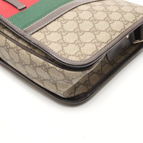 GUCCI Shelly GG Supreme PVC messenger bag Shoulder Bag beige WS26297