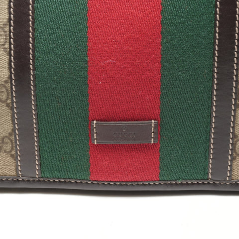 GUCCI Shelly GG Supreme PVC messenger bag Shoulder Bag beige WS26297