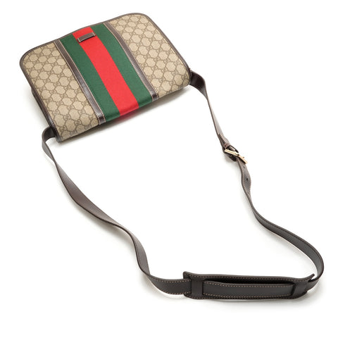 GUCCI Shelly GG Supreme PVC messenger bag Shoulder Bag beige WS26297