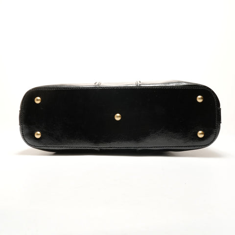 YVES SAINT LAURENT Lackleder Muse Umhängetasche schwarz WS26299