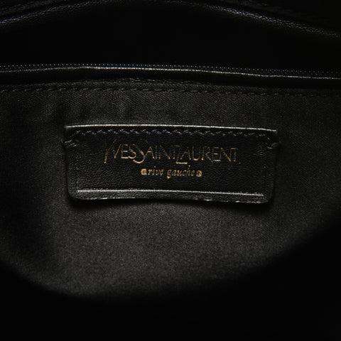 YVES SAINT LAURENT Lackleder Muse Umhängetasche schwarz WS26299