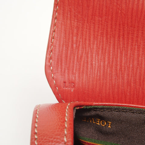 LOEWE Leather Velazquez Handbag Red WS26303