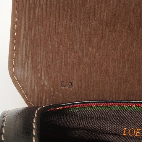 LOEWE Leather Suede Velazquez Handbag black WS26304