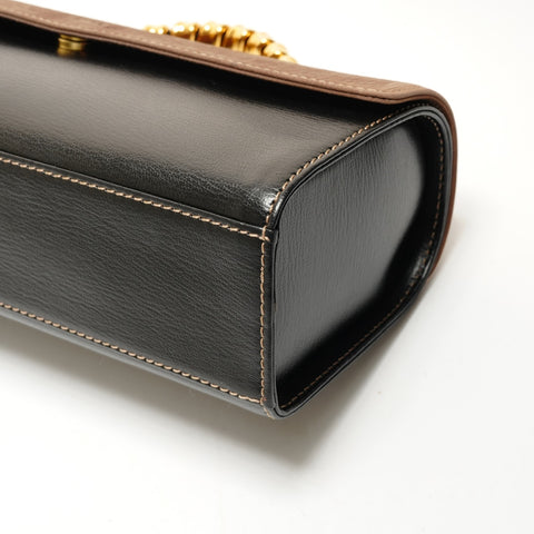 LOEWE Leather Suede Velazquez Handbag black WS26304