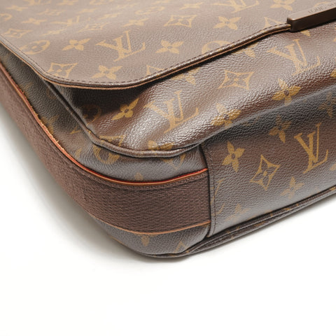LOUIS VUITTON M97038 Monogram Messenger Bobur MM 2009 Shoulder Bag Brown WS26306