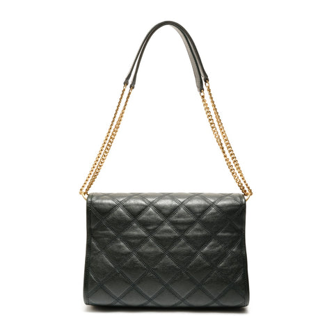 YVES SAINT LAURENT Becky WChain Quilted Leather 629246 Cassandra Shoulder Bag green WS26307